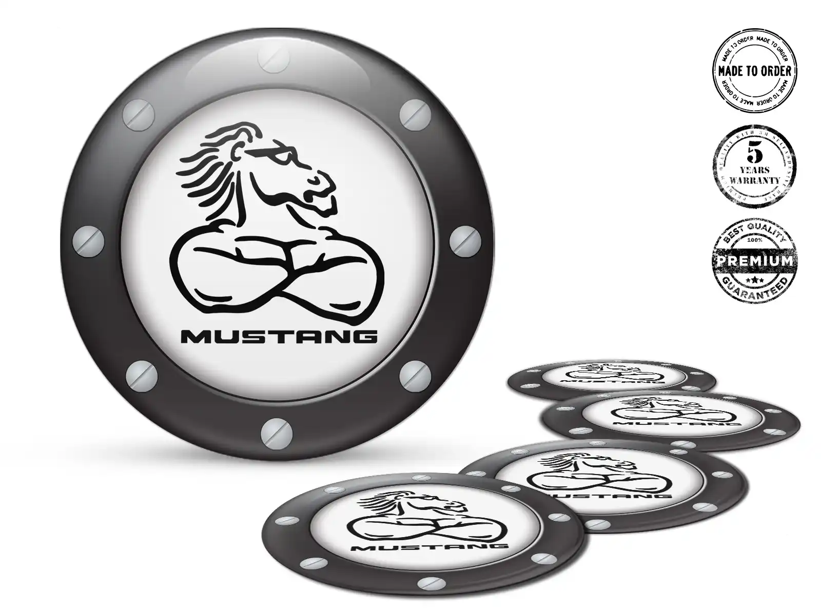 Silicone stickers Premium Quality Luxury Labels for SUVs